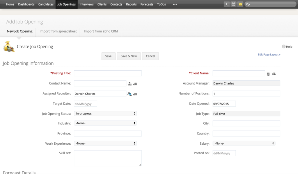 Job tagging as a recruitment tool